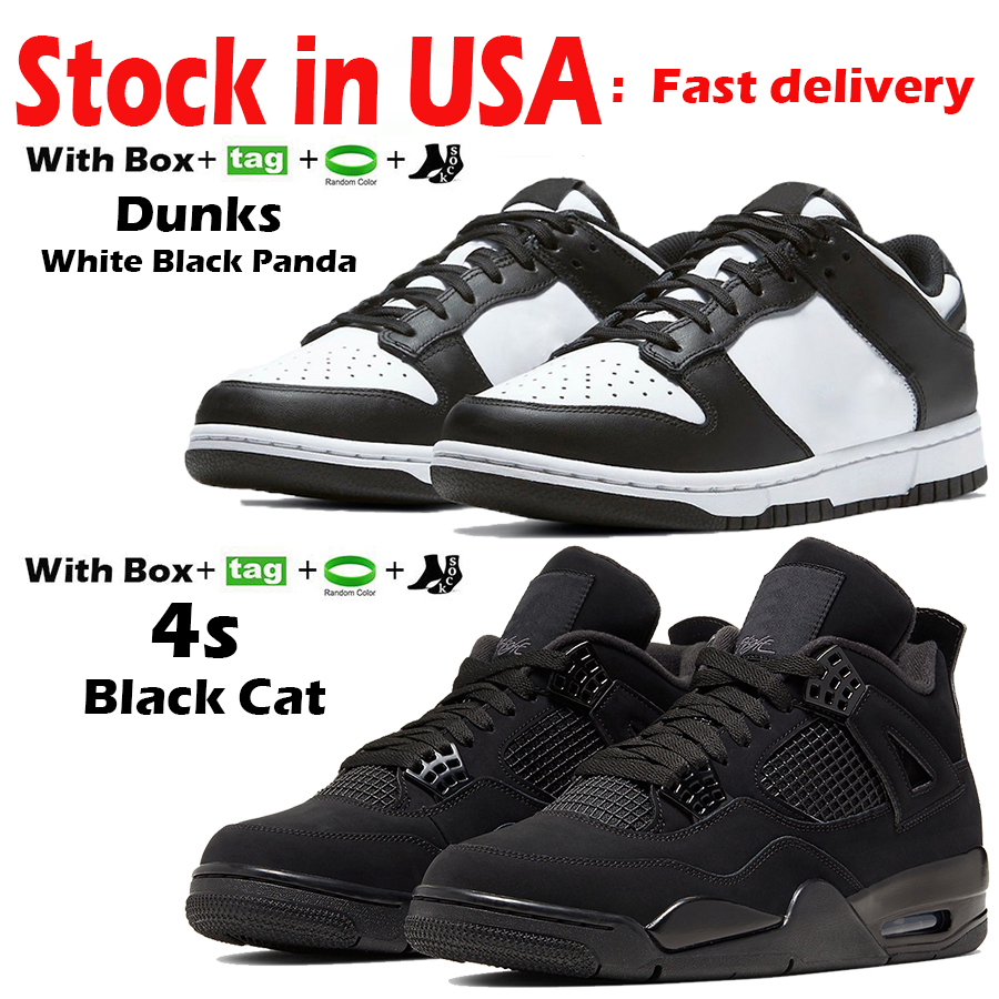 Mens 4 4s Basketball Shoes Black Cat Dunks Low White Black Pand Men Women SB Designer Sneakers Local Warehouse Trainers Shipped from the United States Fast Delivery, White black panda
Mens 4 4s Basketball Shoes Black Cat Dunks Low White Black Pand Men Women SB Designer Sneakers Local Warehouse Trainers Shipped from the United States Fast Delivery, White black panda