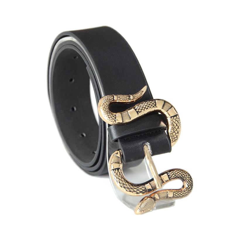 Belts Designer For Women Metal Snake Buckle Jeans Belt Men Pu Leather Waistband High Quality Adjustable CummerbundsBeltsBelts, Black
Belts Designer For Women Metal Snake Buckle Jeans Belt Men Pu Leather Waistband High Quality Adjustable CummerbundsBeltsBelts, Black