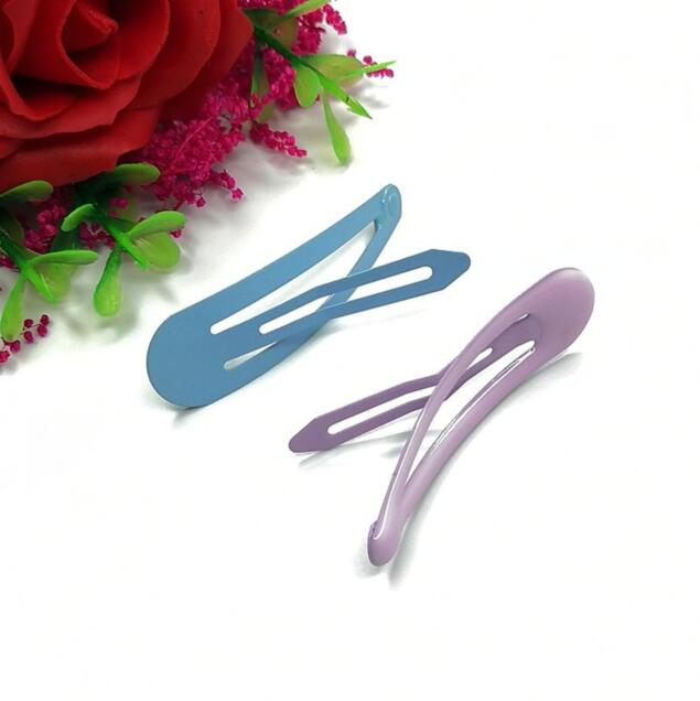 Baby Kids Hair Accessories Clip Glue Girlmesh Ribbon Dripping and Plastic Spraying Children Barrettes Maternity BB Clip Color Droplet Shape Candy
