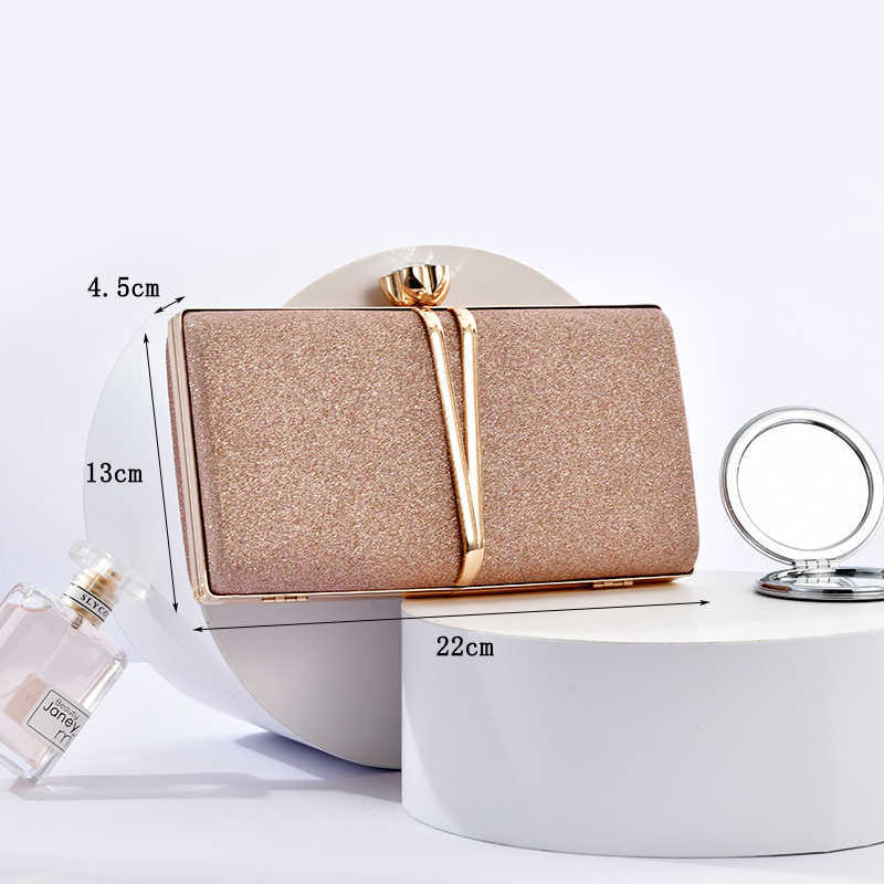 Evening Bags Mulheres lantejoulas embreagem noite e bolsa festa casamento diamante signer luxo saco de ouro femininoL230302