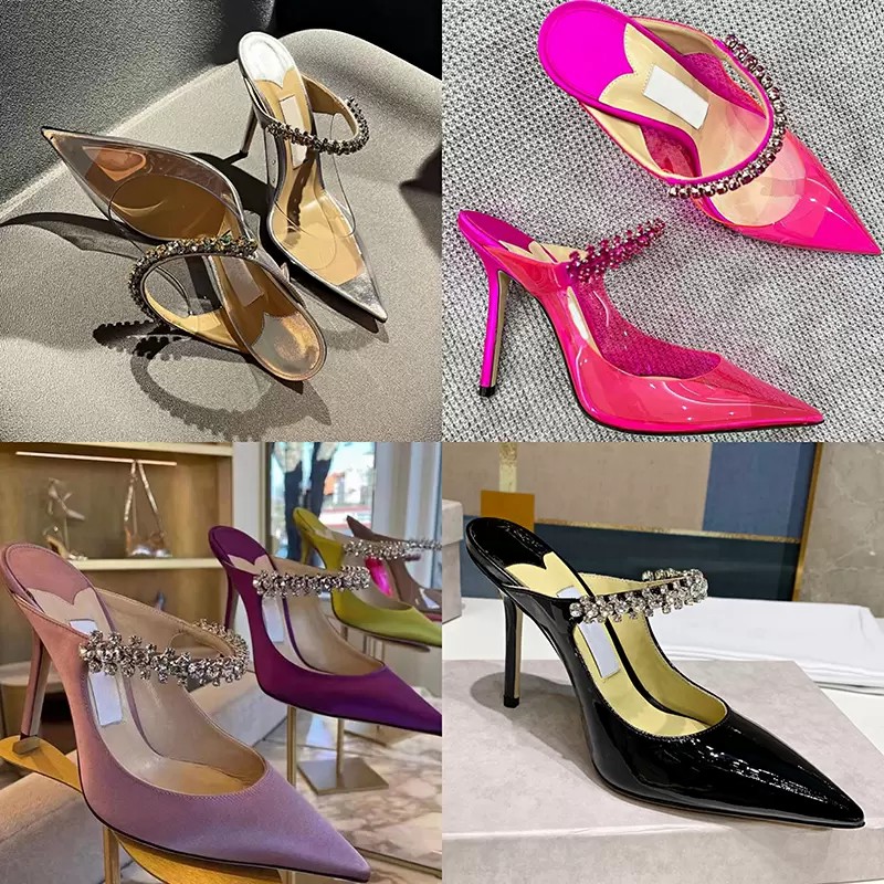 Summer Brands Bing Slide Ladies Sandals Shoes Embroidered Women's Slipper Perfect Flip Flops Crystal & Pearls Mule Sandalias Party Walking EU35-42,With Box