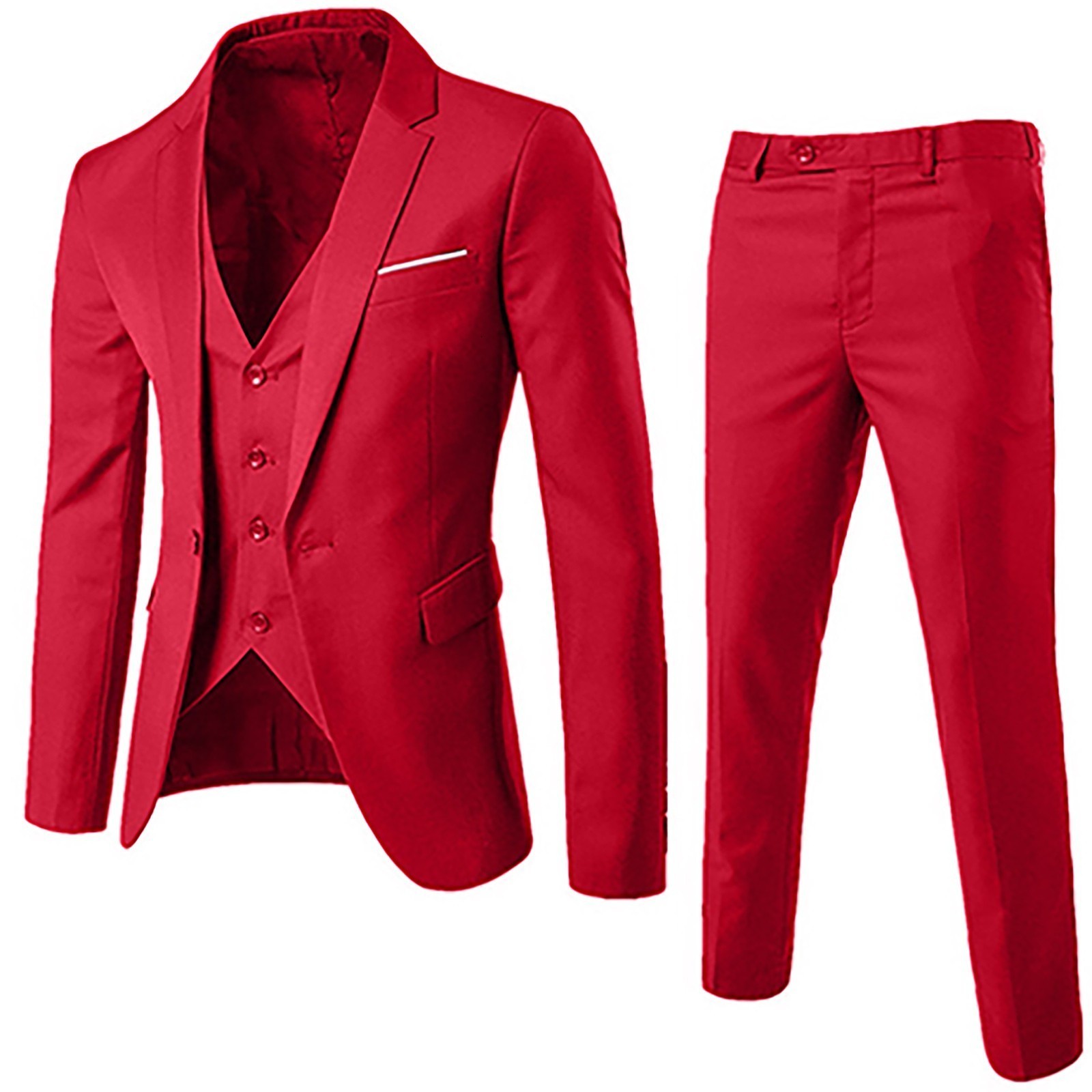 Men's Suits Blazers Male Slim Formal 3pcs Suits Men Wedding Prom Suit Tuxedo Fit Men Business Work Wear Suit Groom Jacketpantsvest 230301