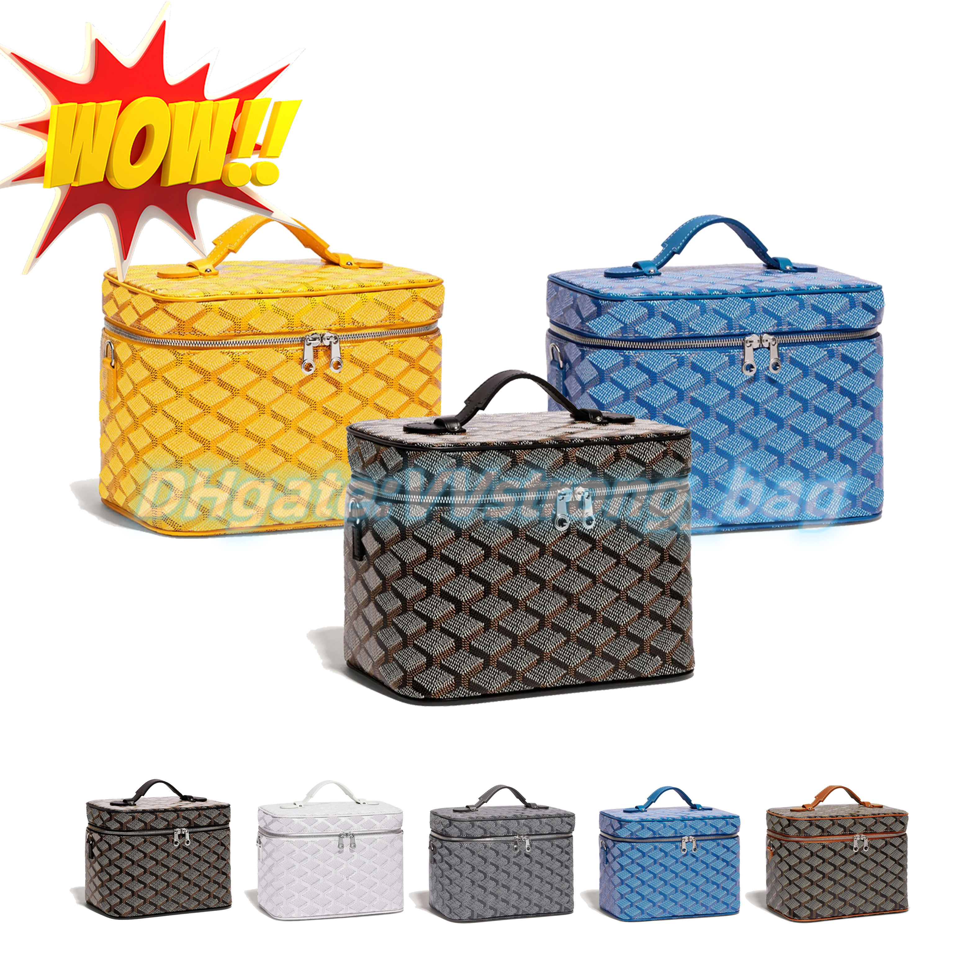 Luxurys Designer 7A quality Cosmetic make up bags toiletry vanity wash bag hangbag women man Genuine leather Cross Body portable Shoulder city Totes makeup case bags, Black
Luxurys Designer 7A quality Cosmetic make up bags toiletry vanity wash bag hangbag women man Genuine leather Cross Body portable Shoulder city Totes makeup case bags, Black