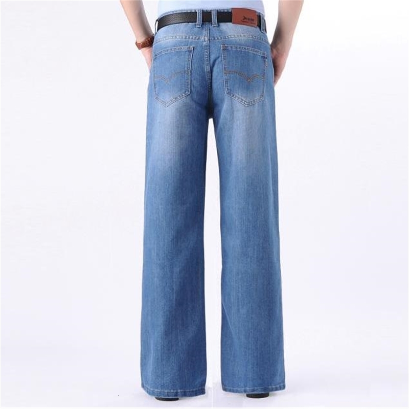Men's Jeans Men Vintage Jeans Loose Wide leg pants Spring Long Trouser Denim 230302