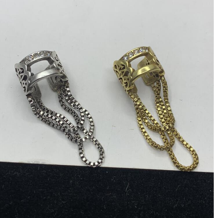 New style Dangle Earring Skeleton 18K Gold plating ladies Black Diamonds Skull Pendant Earrings Ear Studs Designer Jewelry Gift MCE0010
New style Dangle Earring Skeleton 18K Gold plating ladies Black Diamonds Skull Pendant Earrings Ear Studs Designer Jewelry Gift MCE0010