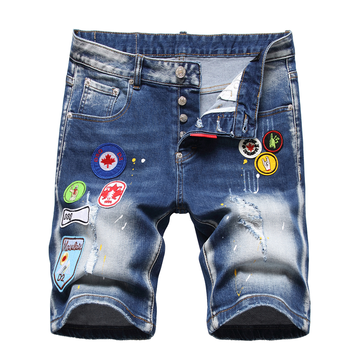 DSQ2 short Men's Jeans Hip Hop Rock Moto Mens Design Ripped Distressed Denim Biker DSQ summer blue Jeans short 1126, Dsq1126
DSQ2 short Men's Jeans Hip Hop Rock Moto Mens Design Ripped Distressed Denim Biker DSQ summer blue Jeans short 1126, Dsq1126