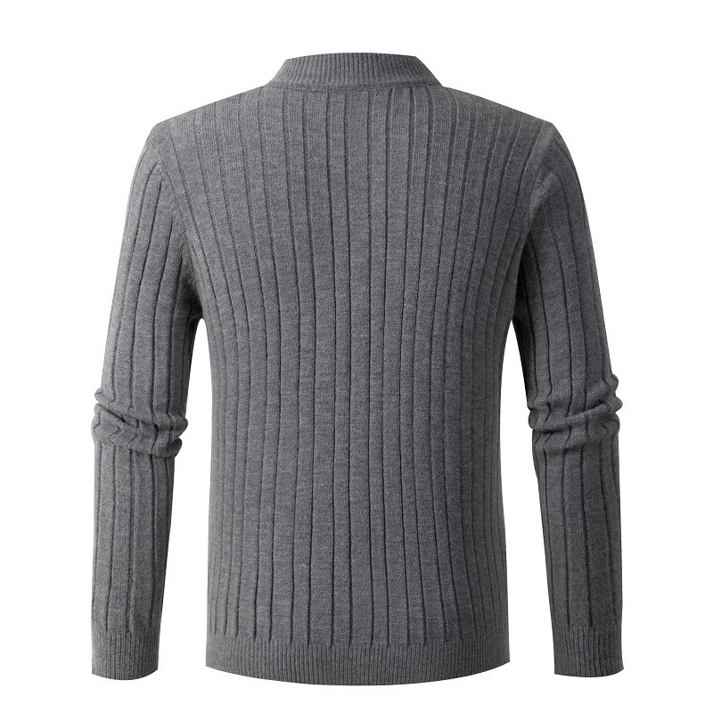 Men's Sweaters Sweater Men Pullover Mens Knitted Business Sweater Casual Zipper Sweater for Men Autumn Winter Fashion Warm Mens Pullover 230302