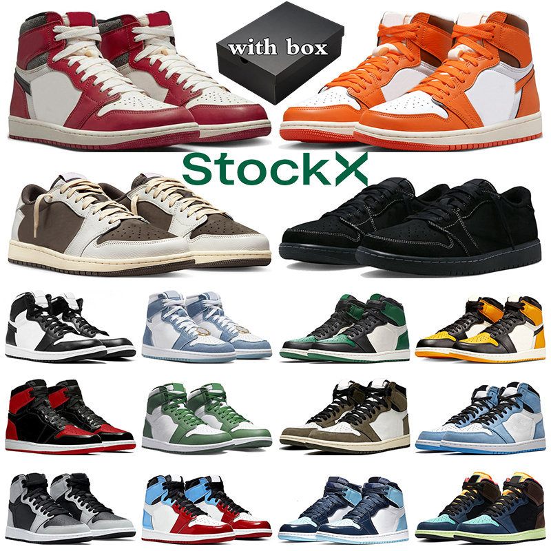 jumpman 1 basketball shoes 1s Black Phantom Reverse Mocha Starfish Bred Patent Lost Found Gorge Green womens mens trainers outdoor sports sneakers size 36-47, Twist
jumpman 1 basketball shoes 1s Black Phantom Reverse Mocha Starfish Bred Patent Lost Found Gorge Green womens mens trainers outdoor sports sneakers size 36-47, Twist