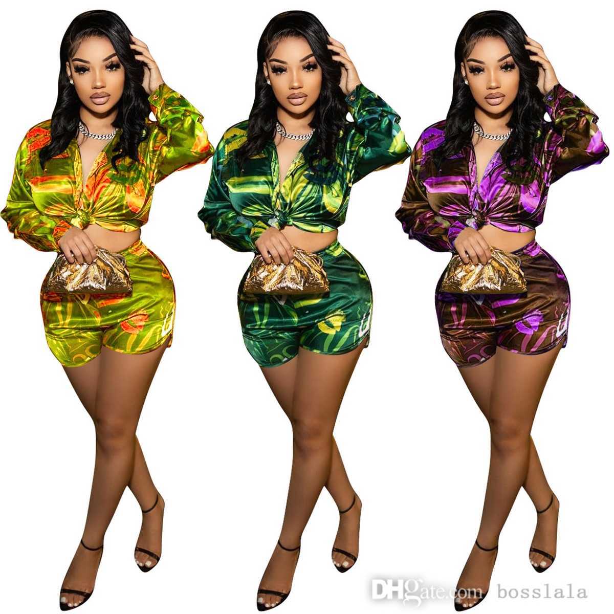 2023 Summer Womens Clothing Flowers Printing Tracksuits Sexy Bandage Long Sleeve Tops Sexy Hot Pants Two Piece Set, Purple
2023 Summer Womens Clothing Flowers Printing Tracksuits Sexy Bandage Long Sleeve Tops Sexy Hot Pants Two Piece Set, Purple
