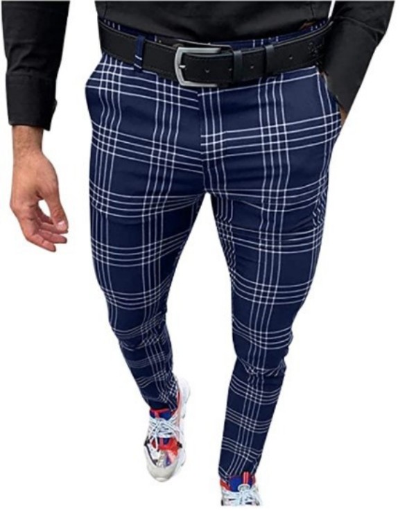 Men's Pants Men Fashion Plaid Printed Zipper Trousers Casual Business Slim Fit All Match Formal Long Pant Pantalones Hombre, Dy
Men's Pants Men Fashion Plaid Printed Zipper Trousers Casual Business Slim Fit All Match Formal Long Pant Pantalones Hombre, Dy