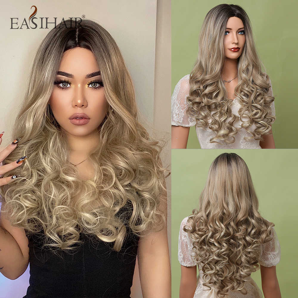 Synthetic Wigs Easihair Long Synthetic Wigs Curly Brown to Blonde Ombre for Women Natural Hair Cosplay Heat Resistant Wavy Fake 230227, Lc5300-1
Synthetic Wigs Easihair Long Synthetic Wigs Curly Brown to Blonde Ombre for Women Natural Hair Cosplay Heat Resistant Wavy Fake 230227, Lc5300-1