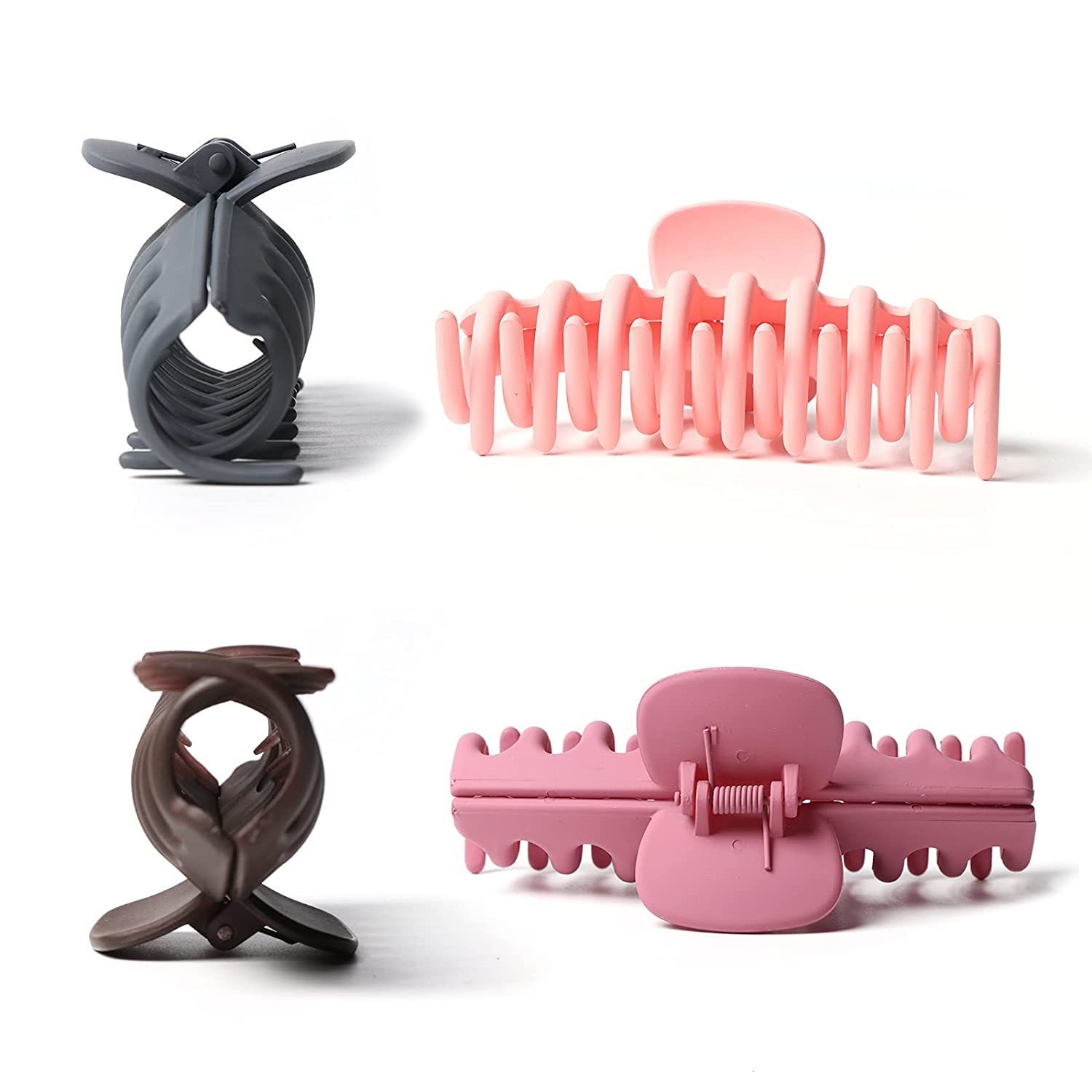Hair Clips Barrettes 12 Pack Hair Claw Clips 4.33 Inches Nonslip Large Matte Hair Clamps for Long HairHair Accessories for Women 230302