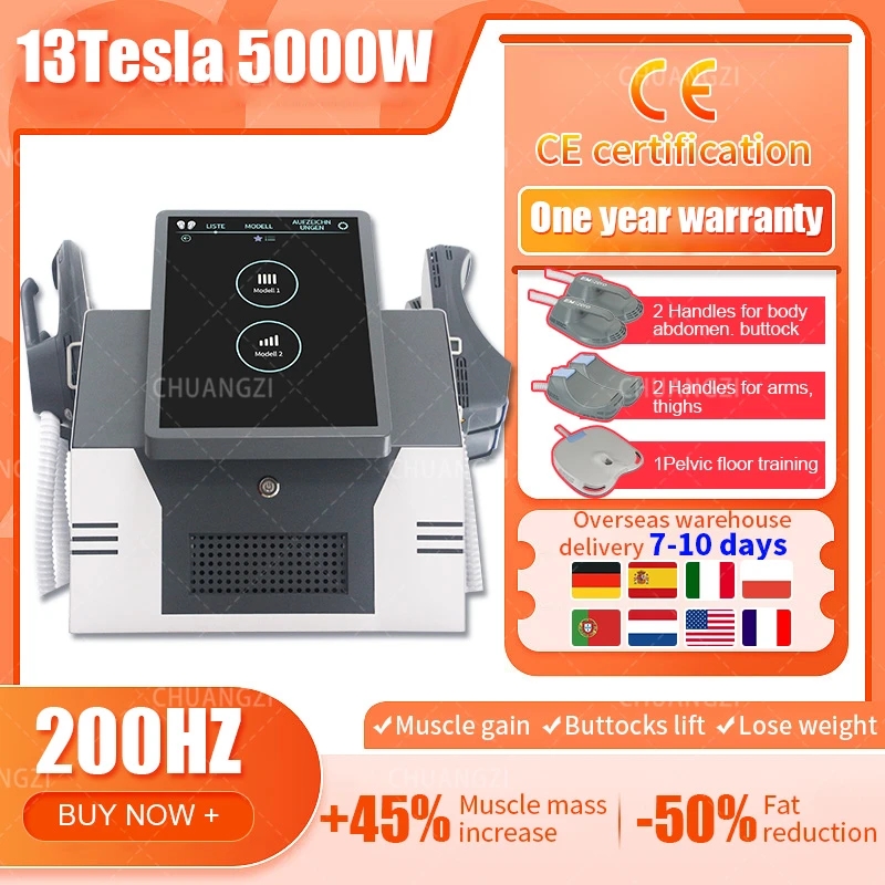 RF Equipment 13 Tesla DLS-EMSLIM Electromagnet Muscle Slimming Stimulate Fat Building Removal Machine Shap Sculpt Butt EMSZERO Salon
RF Equipment 13 Tesla DLS-EMSLIM Electromagnet Muscle Slimming Stimulate Fat Building Removal Machine Shap Sculpt Butt EMSZERO Salon