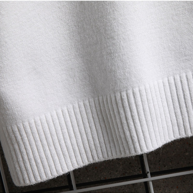 Men's Sweaters Spring Autumn Acrylic Men's Sweater Turtleneck Long Sleeve Pullover Knitted Solid Slim Thin Korean Style Fashion Casual Sweat