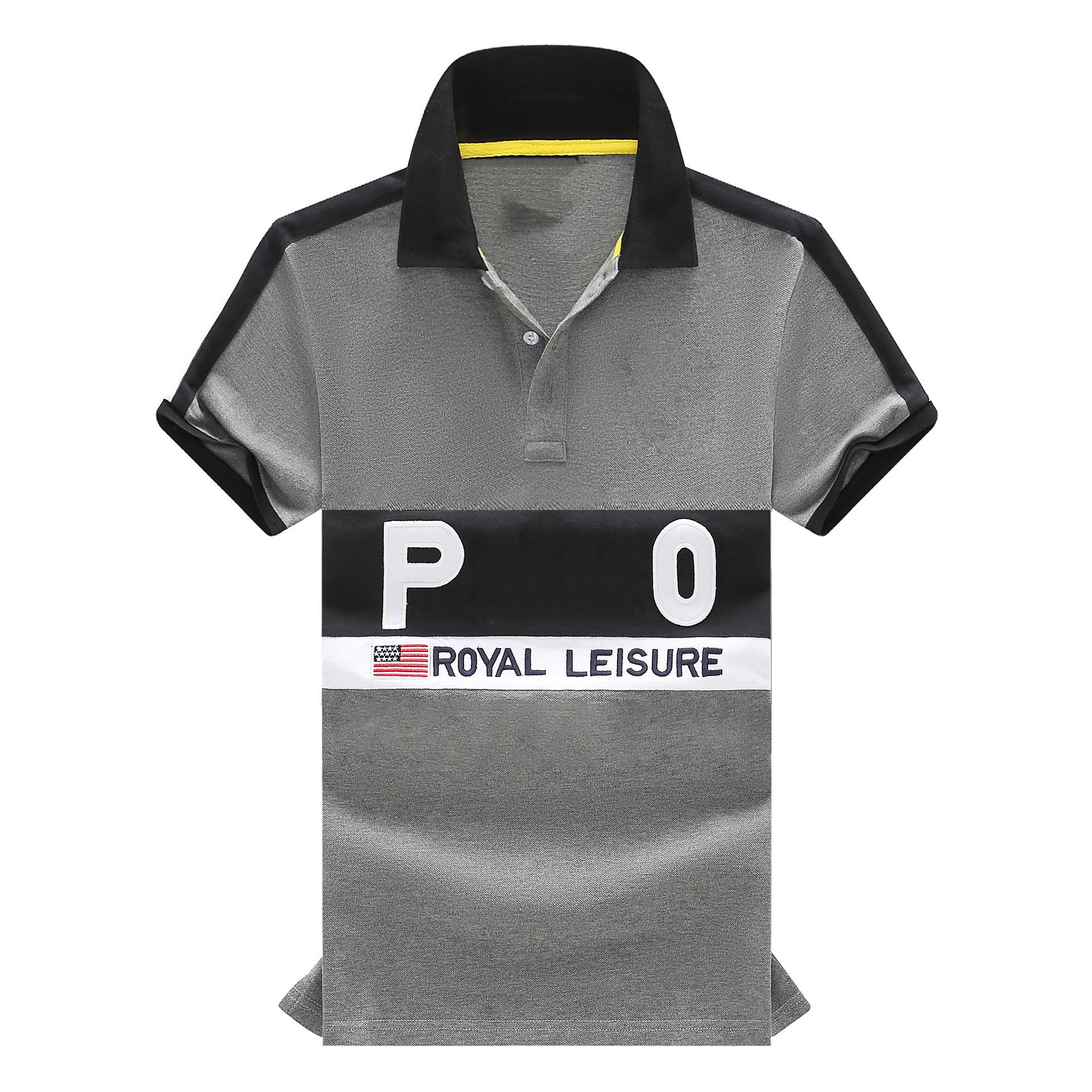ss Summer men's polos stitching embroidery shirt cotton short-sleeved T-shirt polos fashion sports casual contrast color, #26
ss Summer men's polos stitching embroidery shirt cotton short-sleeved T-shirt polos fashion sports casual contrast color, #26