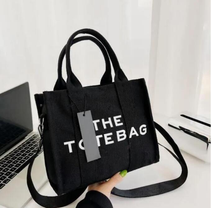 Marc Jocobs The Tote Bag Famous Designer Cool Practical Large Capacity Shoulder Handbag Women Great Coin Purse Crossbody Casual Square canvas Wallet H0018