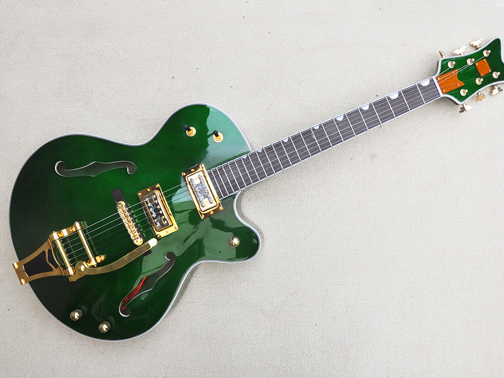 Green Semi-Hollow E… - image