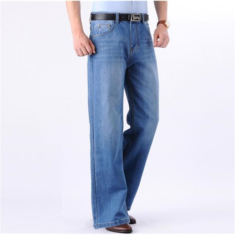 Men's Jeans Men Vintage Jeans Loose Wide leg pants Spring Long Trouser Denim 230302