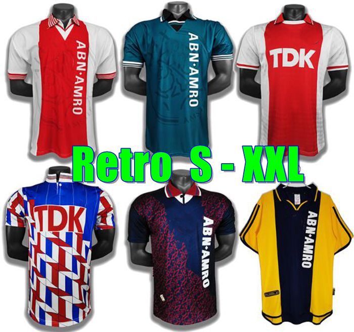 Ajaxs LITMANEN Retro 94 95 CRUIJFF Soccer jerseys 97 98 04 05 Ibrahimovic KLUIVERT SEEDORF RIJKAARD Classic 90 00 01 CRUIJFF Football shirt DAVIDS BERGKAMP, 95/96 away
Ajaxs LITMANEN Retro 94 95 CRUIJFF Soccer jerseys 97 98 04 05 Ibrahimovic KLUIVERT SEEDORF RIJKAARD Classic 90 00 01 CRUIJFF Football shirt DAVIDS BERGKAMP, 95/96 away