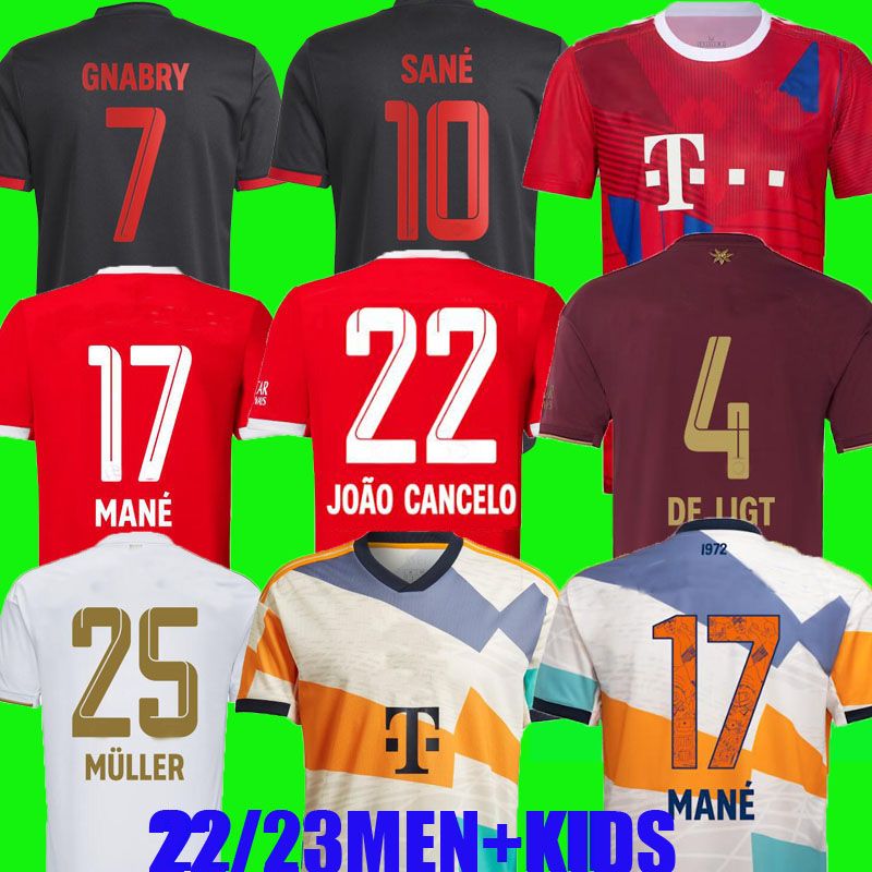 MANE 22 23 BAYERN MUNICH soccer jersey JOAO CANCELO 50th DE LIGT SANE BLIND 2022 2023 football shirt oktoberfest MUSIALA GNABRY GORETZKA MULLER men kids kits KIMMICH, Away player
MANE 22 23 BAYERN MUNICH soccer jersey JOAO CANCELO 50th DE LIGT SANE BLIND 2022 2023 football shirt oktoberfest MUSIALA GNABRY GORETZKA MULLER men kids kits KIMMICH, Away player