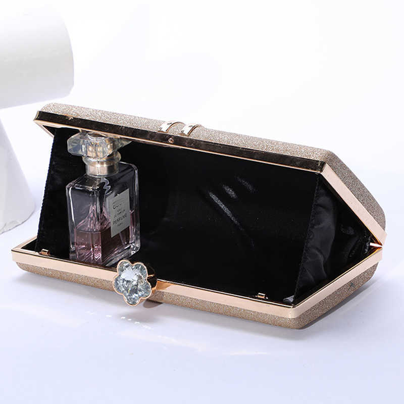 Evening Bags Mulheres lantejoulas embreagem noite e bolsa festa casamento diamante signer luxo saco de ouro femininoL230302