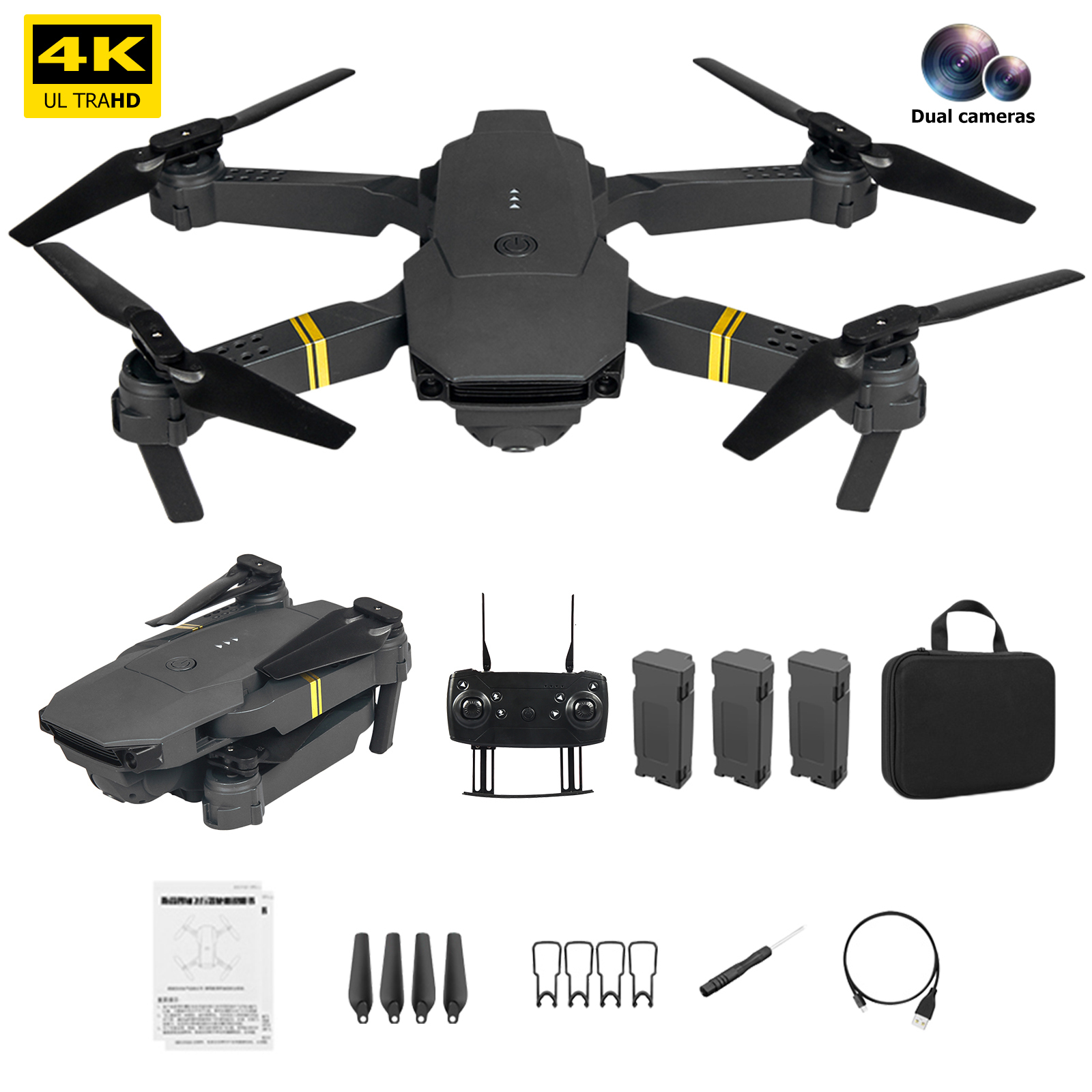 Electric RC Aircraft 4K Eachine E58 Drone WIFI FPV With Wide Angle Camera Hold Mode Foldable Arm RC Quadcopter X Pro RTF Gifts Drop 230302, Battery1 1080p
Electric RC Aircraft 4K Eachine E58 Drone WIFI FPV With Wide Angle Camera Hold Mode Foldable Arm RC Quadcopter X Pro RTF Gifts Drop 230302, Battery1 1080p