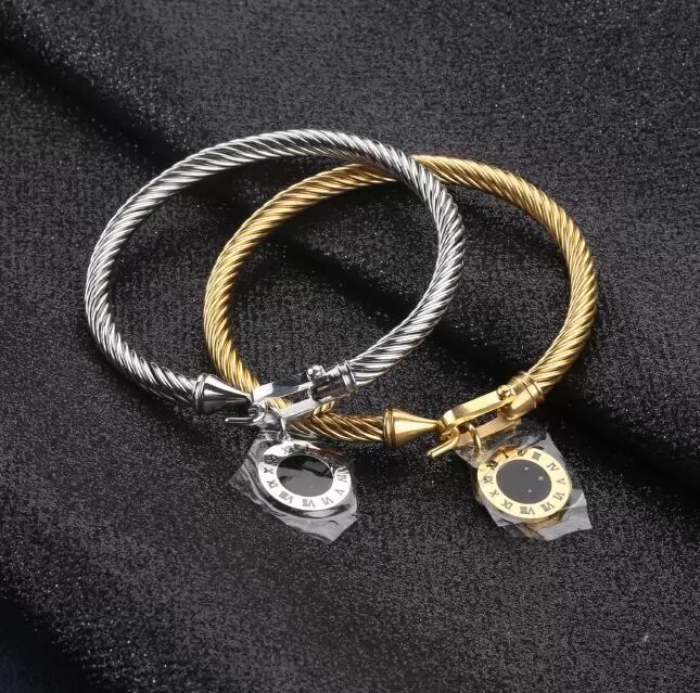 Titanium Steel Cable Wire Gold Color Love Heart Charm Bangle Bracelet With Hook Closure For Women Men Wedding Jewelry Gifts GC860
Titanium Steel Cable Wire Gold Color Love Heart Charm Bangle Bracelet With Hook Closure For Women Men Wedding Jewelry Gifts GC860