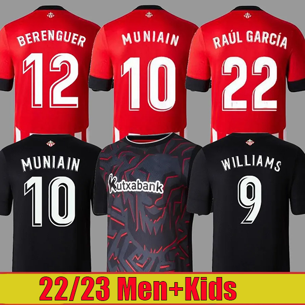 22 23 Club Soccer Jerseys BERENGUER 2022 2023 MUNIAIN Athletic Bilbao WILLIAMS Football shirt RAUL GARCIA VILLALIBRE Jersey, Away
22 23 Club Soccer Jerseys BERENGUER 2022 2023 MUNIAIN Athletic Bilbao WILLIAMS Football shirt RAUL GARCIA VILLALIBRE Jersey, Away