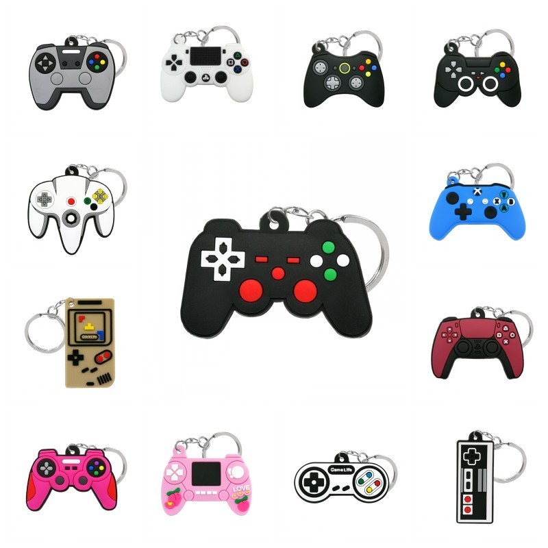 Key Rings 20PCS PVC keychain high quality game machine key ring mini cartoon Gamepad Joystick fit men car keys trinket souvenir gift 230302
Key Rings 20PCS PVC keychain high quality game machine key ring mini cartoon Gamepad Joystick fit men car keys trinket souvenir gift 230302