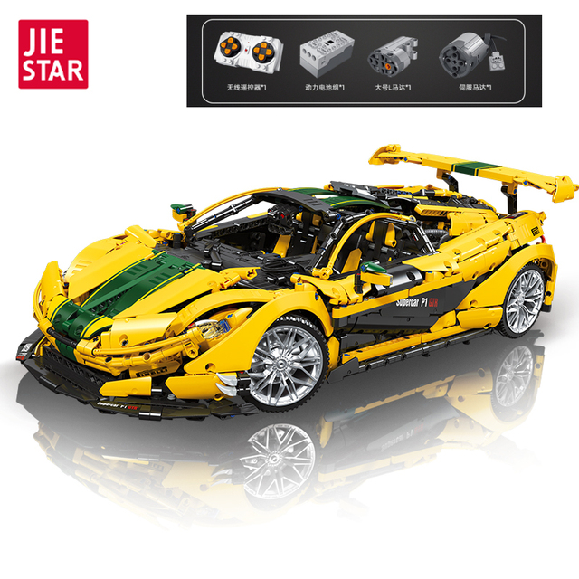 P1 Super Speed Sports RC Racing Car Building Blocks With Motor Moc 91101 3316Pcs High-Tech Brick Model Toys Chrismas Boys Assembly Bricks Kids Birthda