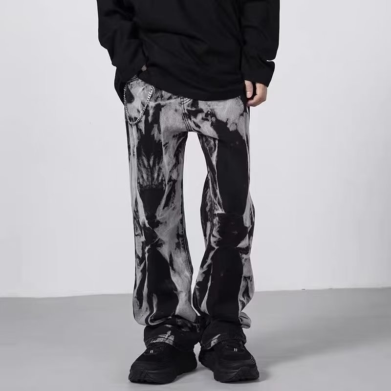 Men's Jeans Vintage For Men In Spring And Autumn Straight Loose Wide Leg Pants Korean Style Versatile Handsome Casual 230301