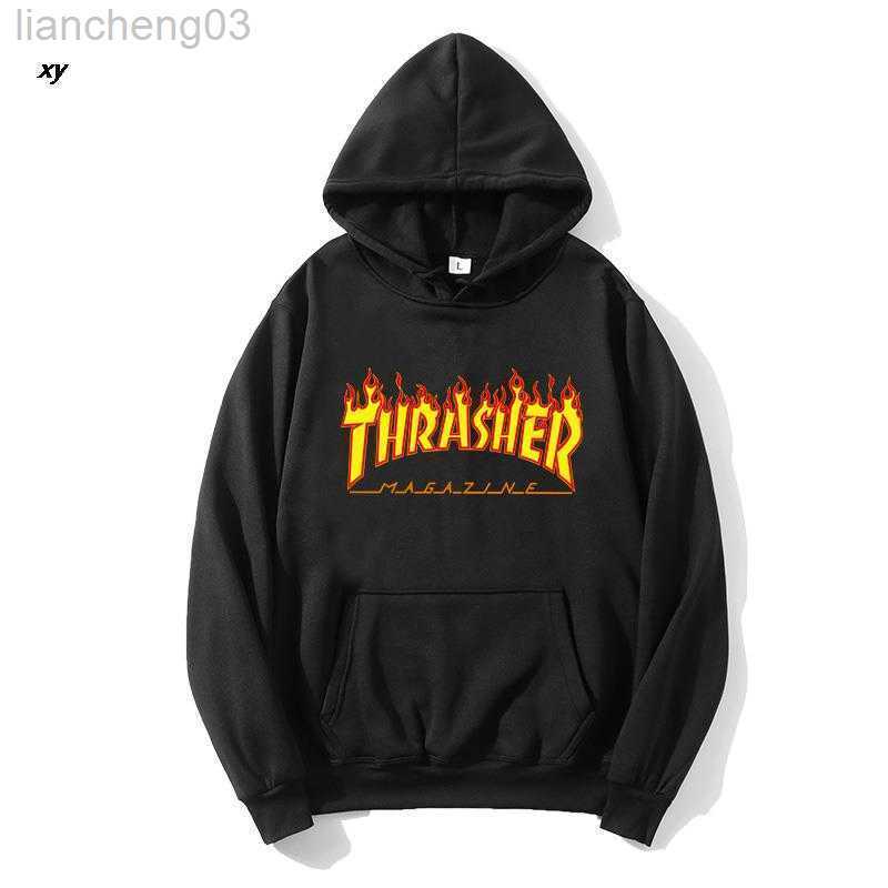 Men's Hoodies Sweatshirts 2022 Man Women's Hooded Flame Print Sweatshirt Multipors W0302, Gray
Men's Hoodies Sweatshirts 2022 Man Women's Hooded Flame Print Sweatshirt Multipors W0302, Gray