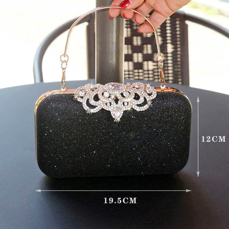 Evening Bags Meloke nova moda lantejoulas esfrega embreagem sacos de noite das mulheres que bling dia embraiagens ouro bolsa casamento feminino mn2023