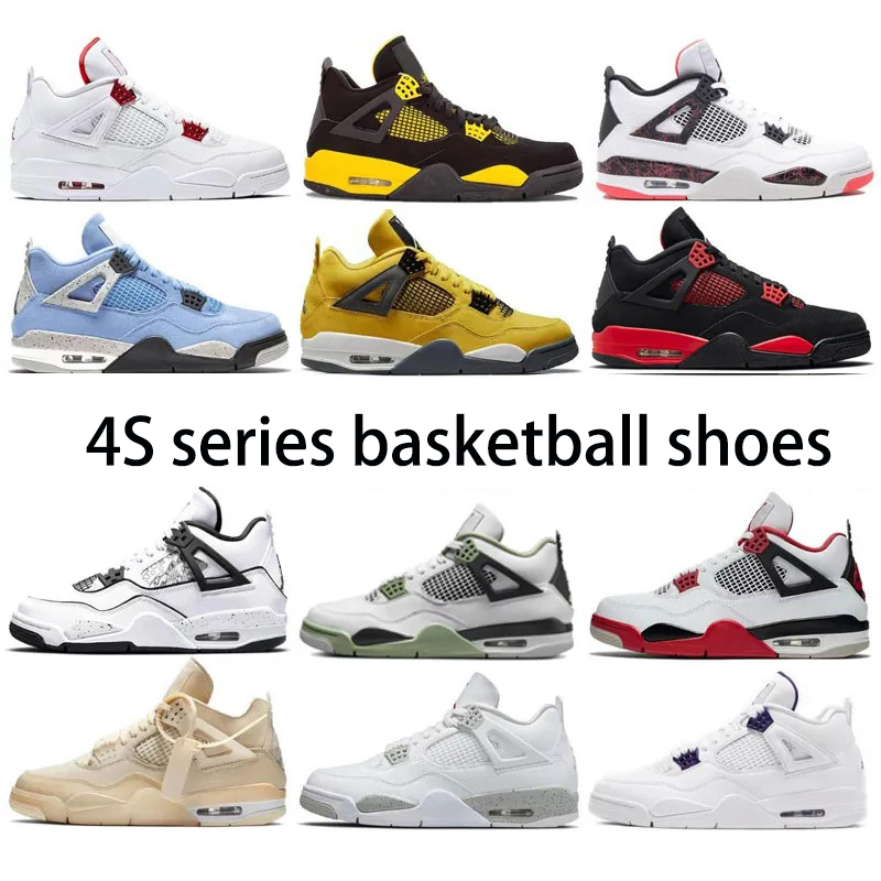 Basketball shoes dunks 4S Midnight Navy Military Black Seafoam Offs White Sail J4 Red Thunder J4s Infrared Outdoor Sneakers Trainers With Box, 26
Basketball shoes dunks 4S Midnight Navy Military Black Seafoam Offs White Sail J4 Red Thunder J4s Infrared Outdoor Sneakers Trainers With Box, 26