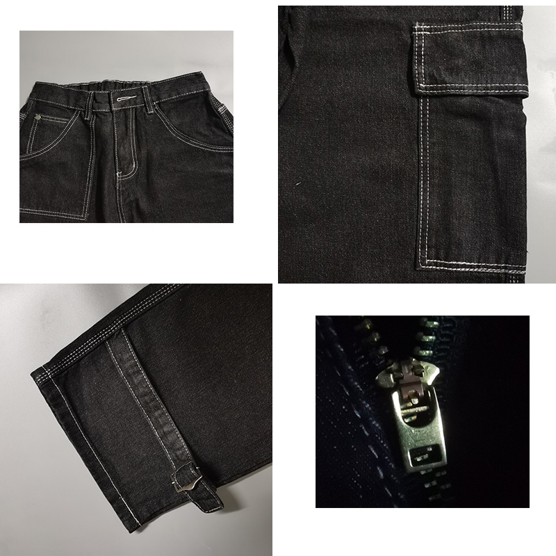 Men's Jeans Loose Straight Baggy Denim Pants men Wide Leg Jeans Mens Fashiong Hip Hop Streetwear men's jeans casual skateboard pant 230302
