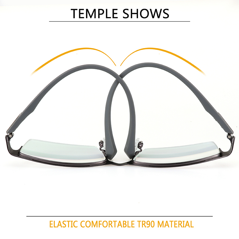 Sunglasses Frames Sun Pochromic Myopia Eyeglasses Optical Men student Finished Myopia Eyewear prescription Glasses Frame Half Rim -1.0 -4.0 230302