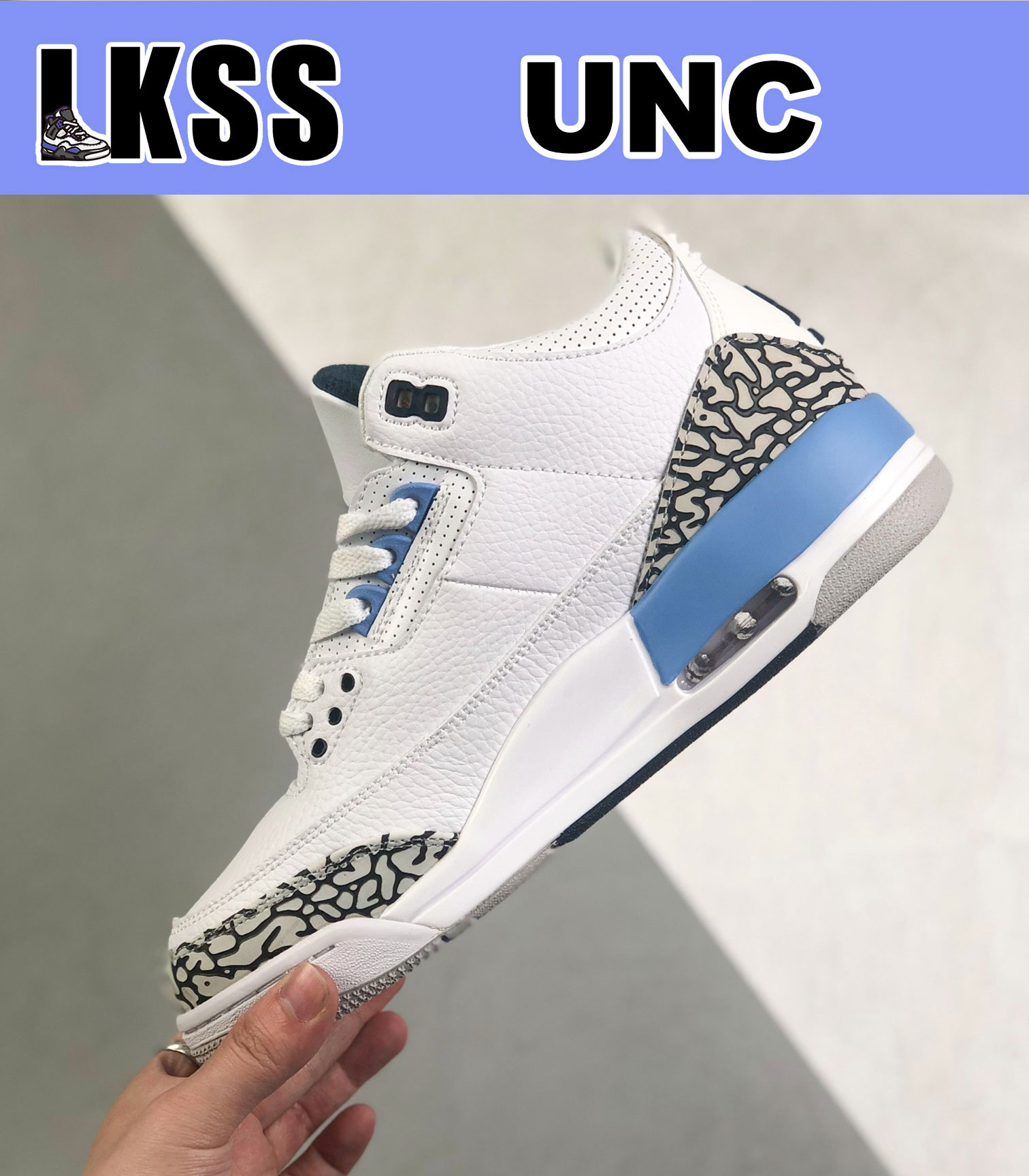 LKSS UNC Jumpman 3 3s Shoes Mens Outdoor Sports Sneakers Fire Red Pine Green Racer Blue Cool Grey Court Purple Laser Orange Cardinal Hall Of Fame 003, As pic
LKSS UNC Jumpman 3 3s Shoes Mens Outdoor Sports Sneakers Fire Red Pine Green Racer Blue Cool Grey Court Purple Laser Orange Cardinal Hall Of Fame 003, As pic