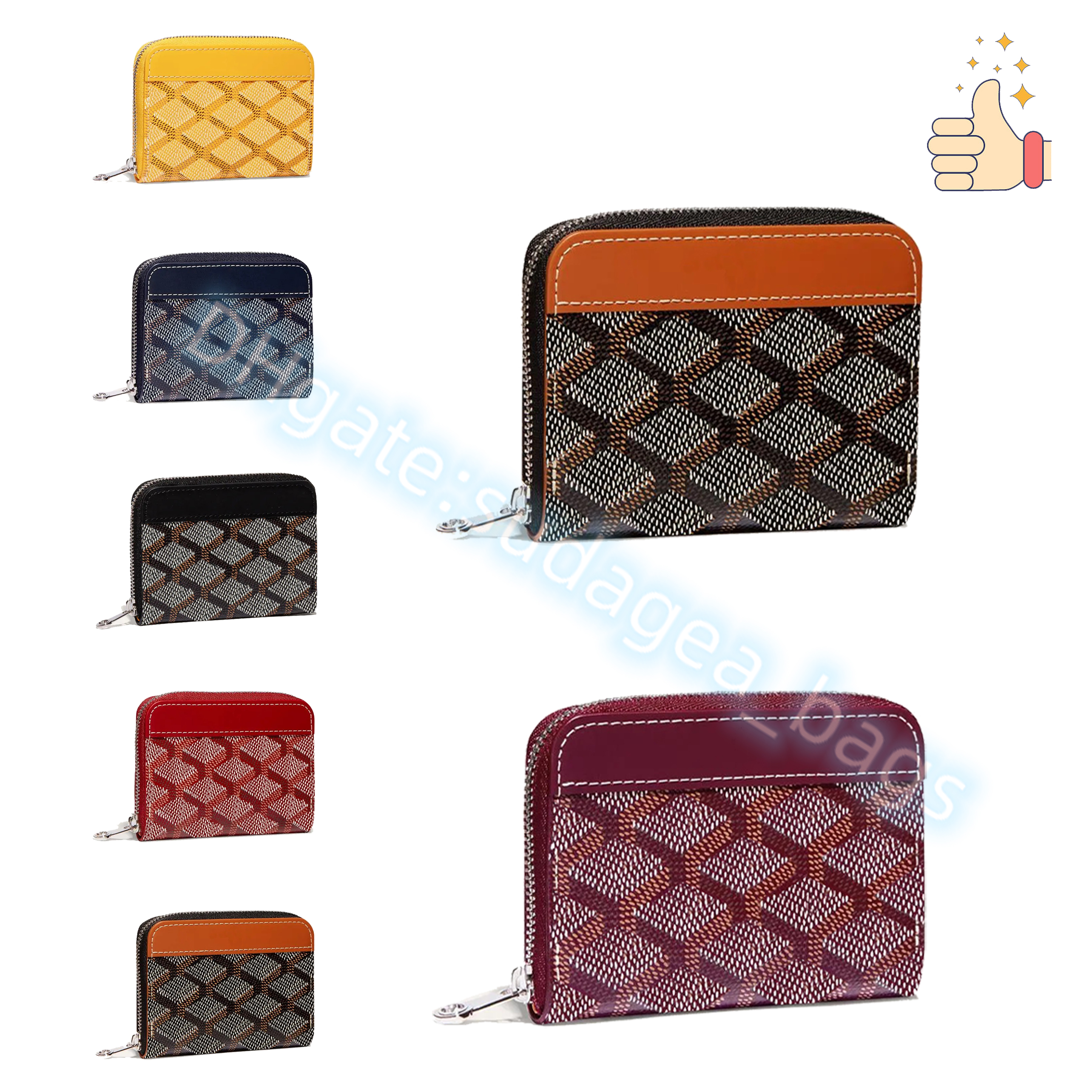 True Coin Purse Key Pocket Inside Slot Card Clutch Luxury Top Quality Wallet Card Holder matignon Mini Designer Single Purse Men Women Holder Coin GY Wholesale Gift, White