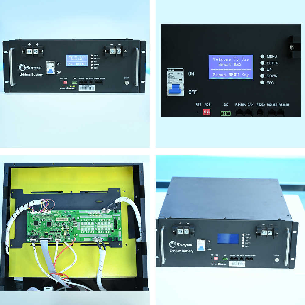 Lithium Ion Batteries 10Kwh 10Kw Lifepo4 Power Wall Energy Storage Battery 48V 200Ah