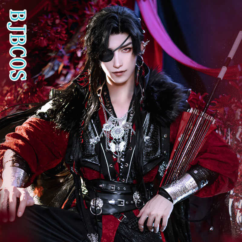 Anime Costumes Anime Heaven Official's Bless Hua Cheng Cosplay Tian Guan Ci Fu HuaCheng Come For Men And Women Chinese Traditional Cosplay Z0301