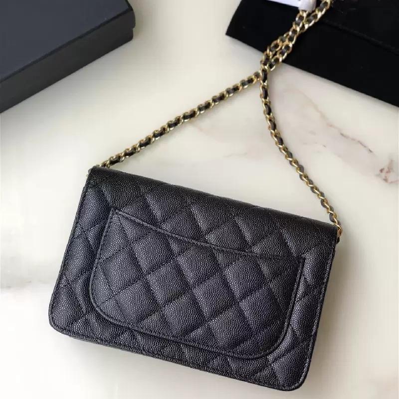 7A new top designer women's bags luxury handbags classic fashion woc wealth bag leather wallet caviar one shoulder messenger chain bag small fragrance style, Black
7A new top designer women's bags luxury handbags classic fashion woc wealth bag leather wallet caviar one shoulder messenger chain bag small fragrance style, Black