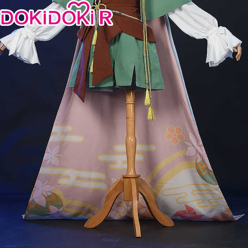 Anime Costumes IN STOCK Venti Cosplay Game Genshin Impact Five Kasen Cosplay Come DokiDokiR Genshin Impact Venti Five Kasen Cosplay Z0301