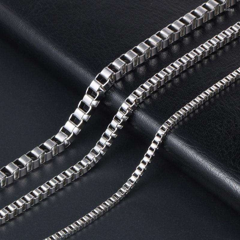 Chains Stainless Steel Box Chain Necklace For Woman Men Hypoallergenic Pendant Boys Girls Choker Hip Hop Punk Gifts Collar
Chains Stainless Steel Box Chain Necklace For Woman Men Hypoallergenic Pendant Boys Girls Choker Hip Hop Punk Gifts Collar