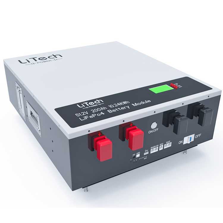 LiTech lifepo4 24v 200Ah Lithium-Ion Phosphate battery pack with akku for battery storage system