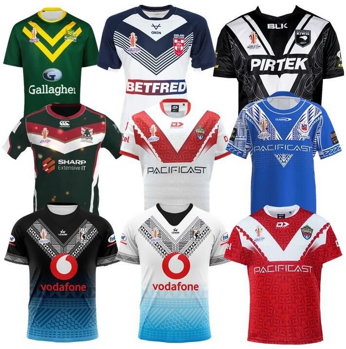 

2022 Australia KANGAROO Rugby league Jerseys world cup 2021 FIJI engLANDS KIWIS Tonga RLWC Samoa Scotland Samoa home away shirts Size S-5XL 1501