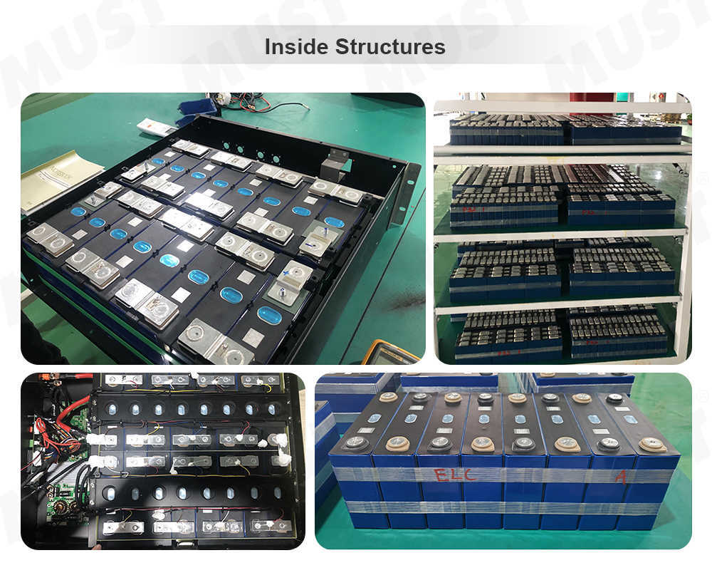 MUST EU warehouse 20kw germany 15kwh 48v server rack power station eu 5kwh 24v 100ah 51.2v 200ah lifepo4 batteries 12v with bms