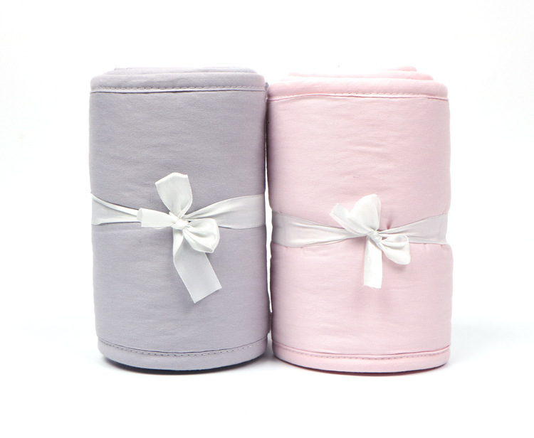 Bed Rails 3PCS Infrant Crib Protection Wrap Edge Baby Antibite Solid Color Bed Fence Guardrail born Rail Cover Care Safety 230303