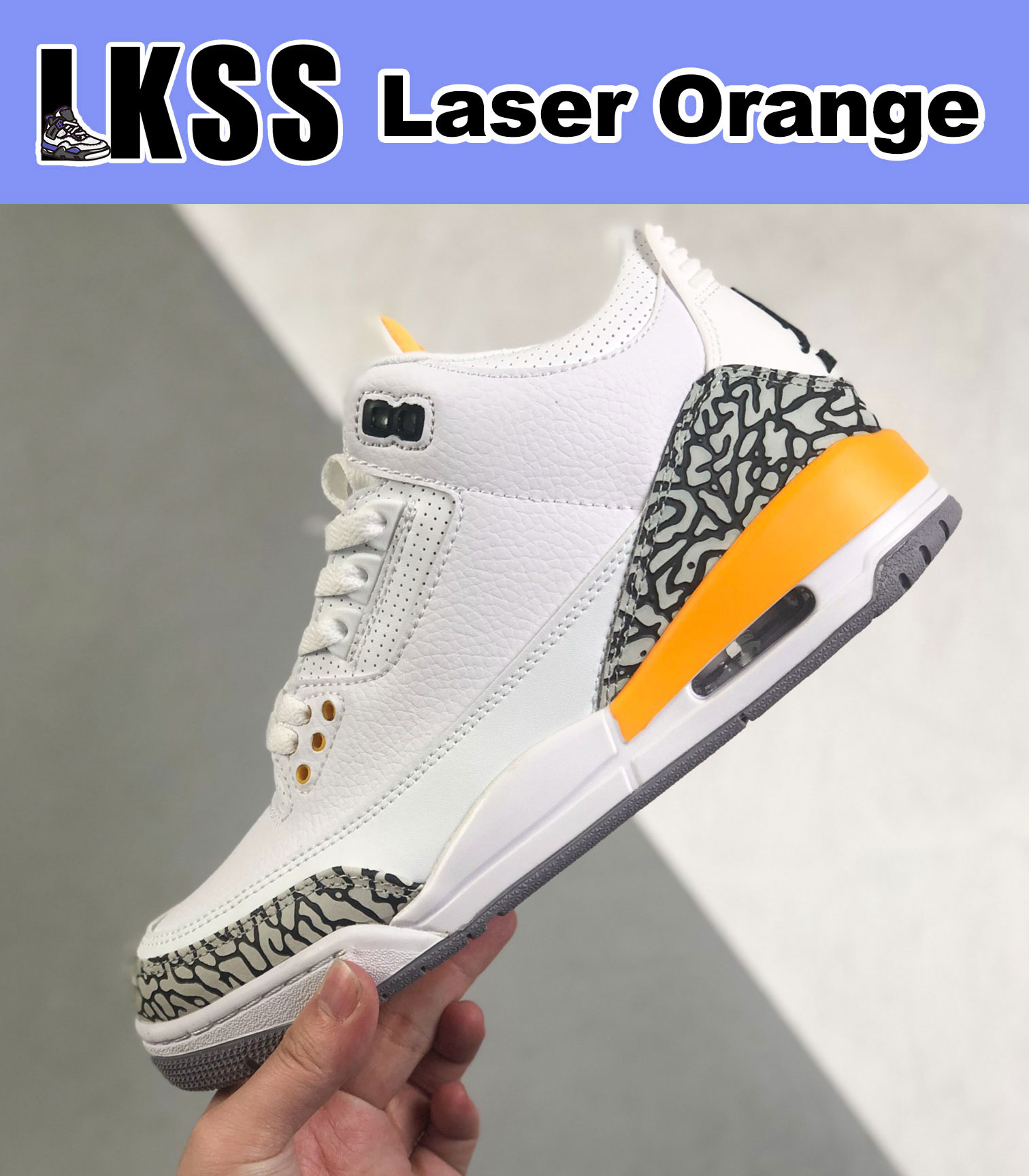 LKSS Laser Orange Jumpman 3 3s Shoes Mens Outdoor 303 Sports Sneakers Fire Red Pine Green Racer Blue Cool Grey UNC Court Purple Laser Orange Cardinal Hall Of Fame, As pic
LKSS Laser Orange Jumpman 3 3s Shoes Mens Outdoor 303 Sports Sneakers Fire Red Pine Green Racer Blue Cool Grey UNC Court Purple Laser Orange Cardinal Hall Of Fame, As pic