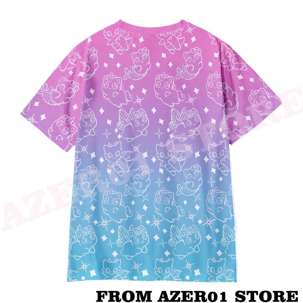 Mens Tracksuits Aphmau Fantasy Loungewear Set Print Suit Tshirt Tee Pant Two Piece Street Pants Sweatshirt Hoodies 230303