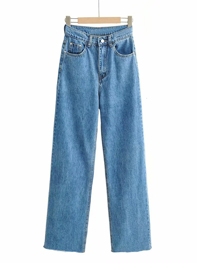 Women's Jeans Syiwidii High Waisted Jeans for Women Straight Mom Baggy Jeans Denim Vintage Streetwear Pants Clothes Full Length Long Trousers 230